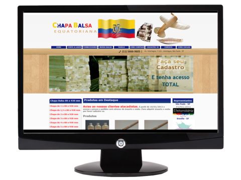  Lojas Virtuais: Madeireira : Madeira Balsa Equatoriana