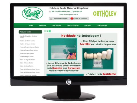  Lojas Virtuais: Produtos Hospitalar: Malha Ortopédica 