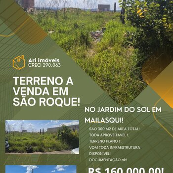 Terreno a venda em São Roque!