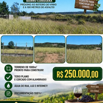 Terreno a venda em São Roque!!!