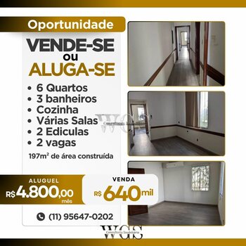 Oportunidade Imperdível: Casa Sobrado Comercial no Centro de Santo Andr