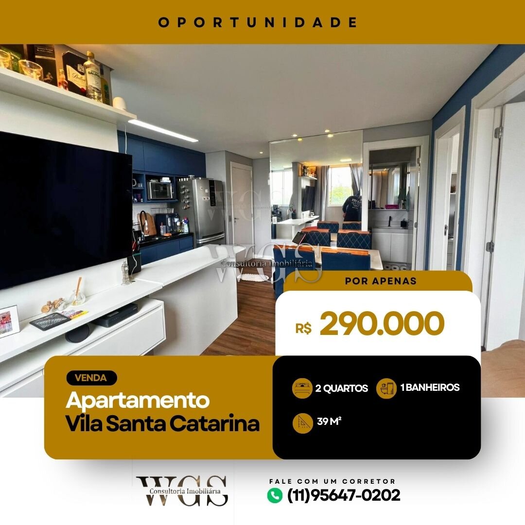 Apartamento à venda com 2 quartos, 39m² - Foto 1