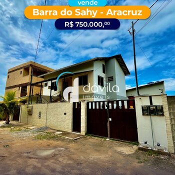 Casa + 2 kitnets na Praia de Santa Marta, Barra do Sahy - Aracruz.