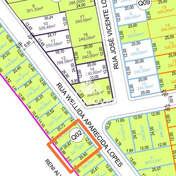 Vendo Lote 247,79m² Bairro Onofre Resende São Gotardo MG 